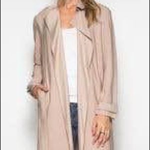 Long Sleeve Midi Trenchcoat
